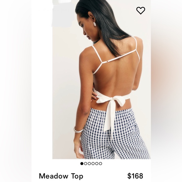 Reformation Meadow Top size small new w tags $168 - Picture 5 of 13